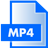 MP4 File Extension Icon